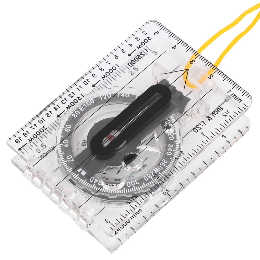 Map Compass Orienteering - بوصلة توجيه متينة وخفيفة الوزن مع