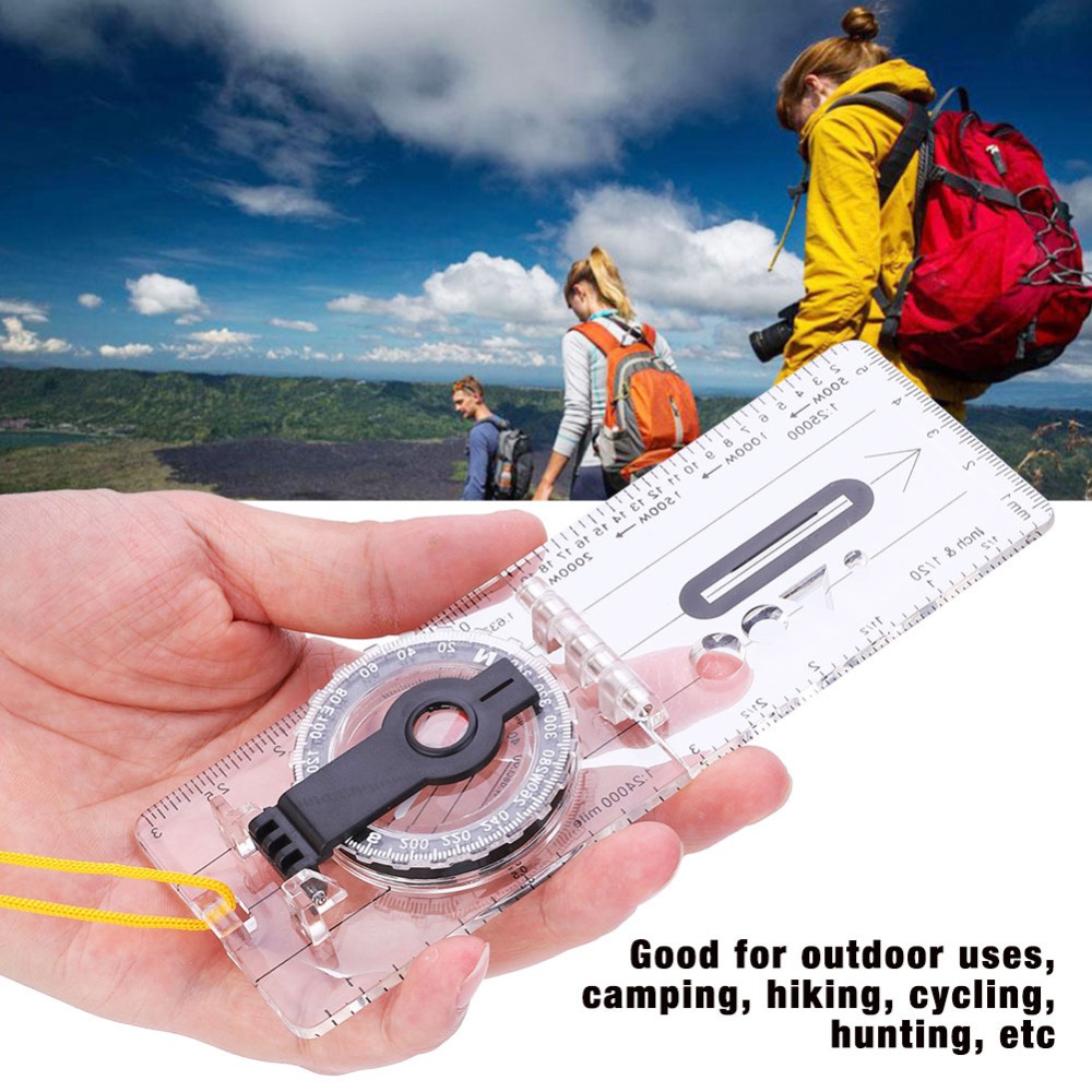 Map Compass Orienteering - بوصلة توجيه متينة وخفيفة الوزن مع