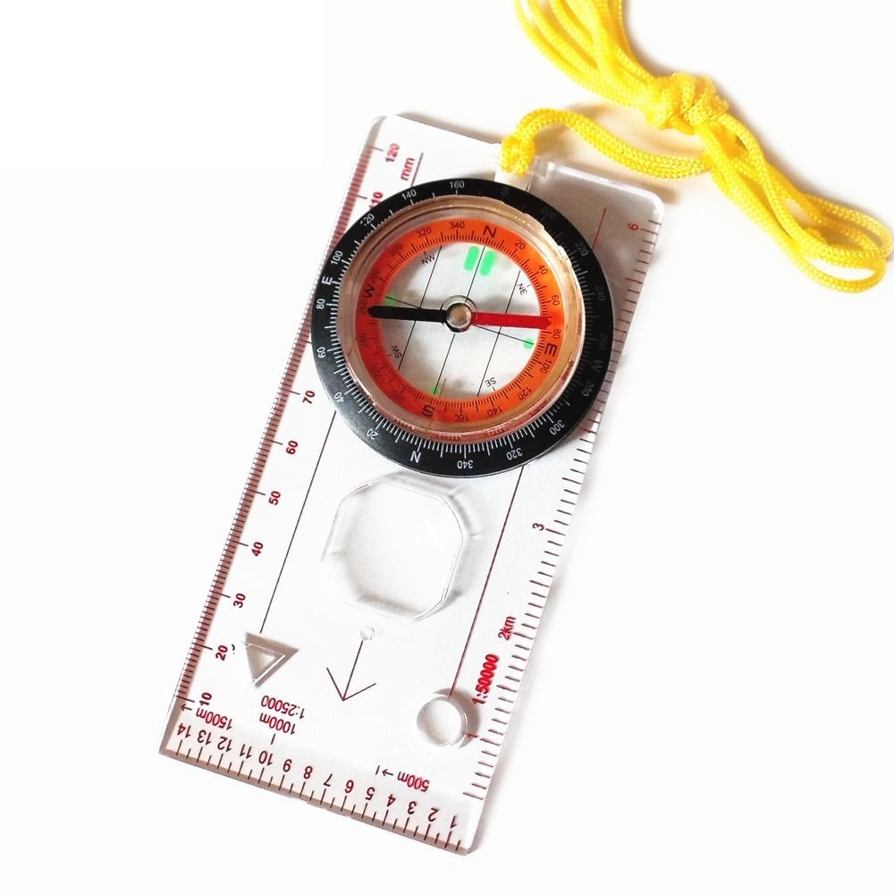 بوصلة الإصبع للملاحة في الهواء - مراجعة Map Compass Orienteering وسعره