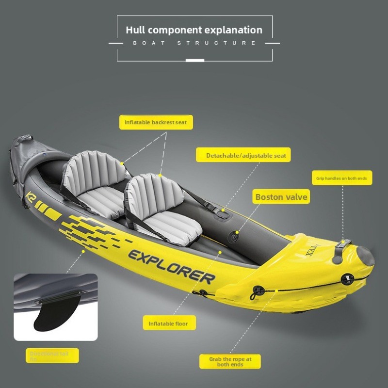 قارب قابل للنفخ لشخصين، قارب ص - مراجعة Outdoor Adventure Rafting وسعره