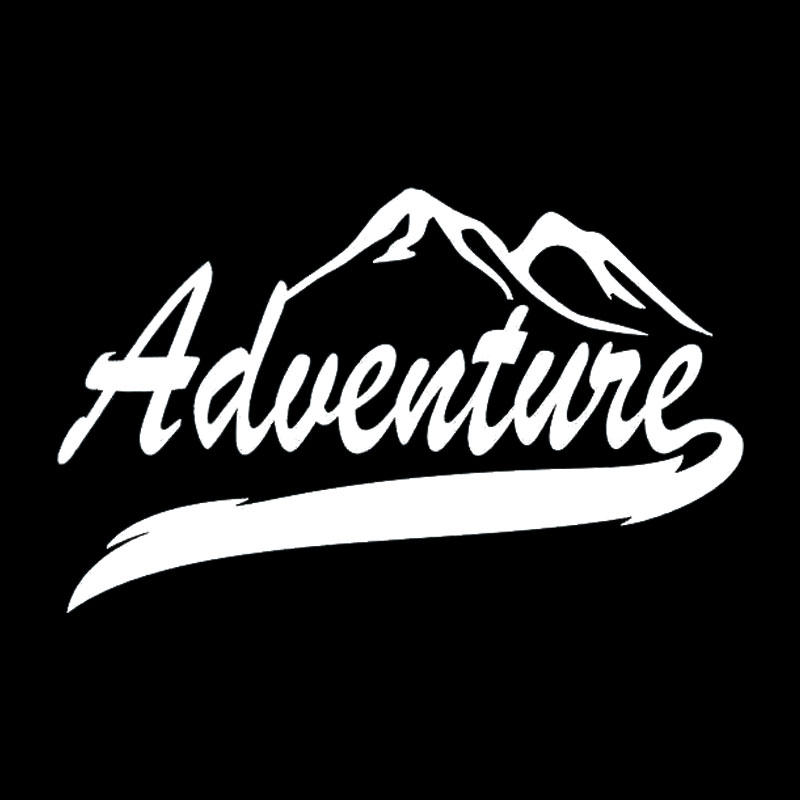 سيارة ملصق مضحك مغامرة التخييم - مراجعة Outdoor Adventure Words وسعره