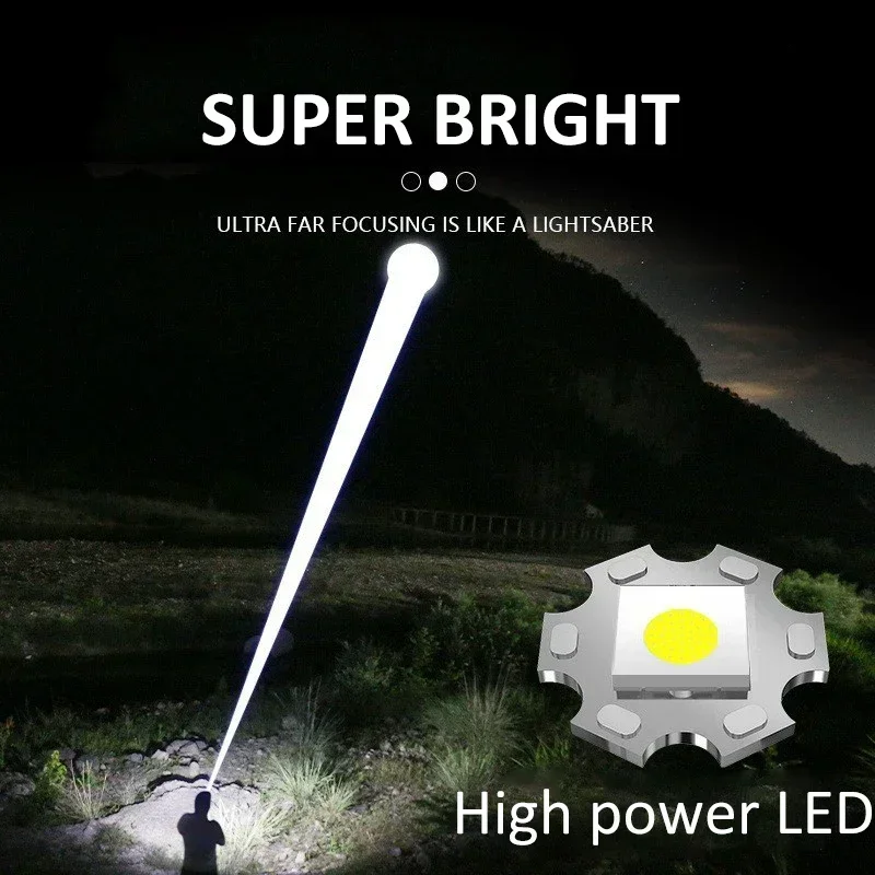900000 LM مصباح يدوي LED قوي ل - مراجعة Outdoor Adventure Inc وسعره
