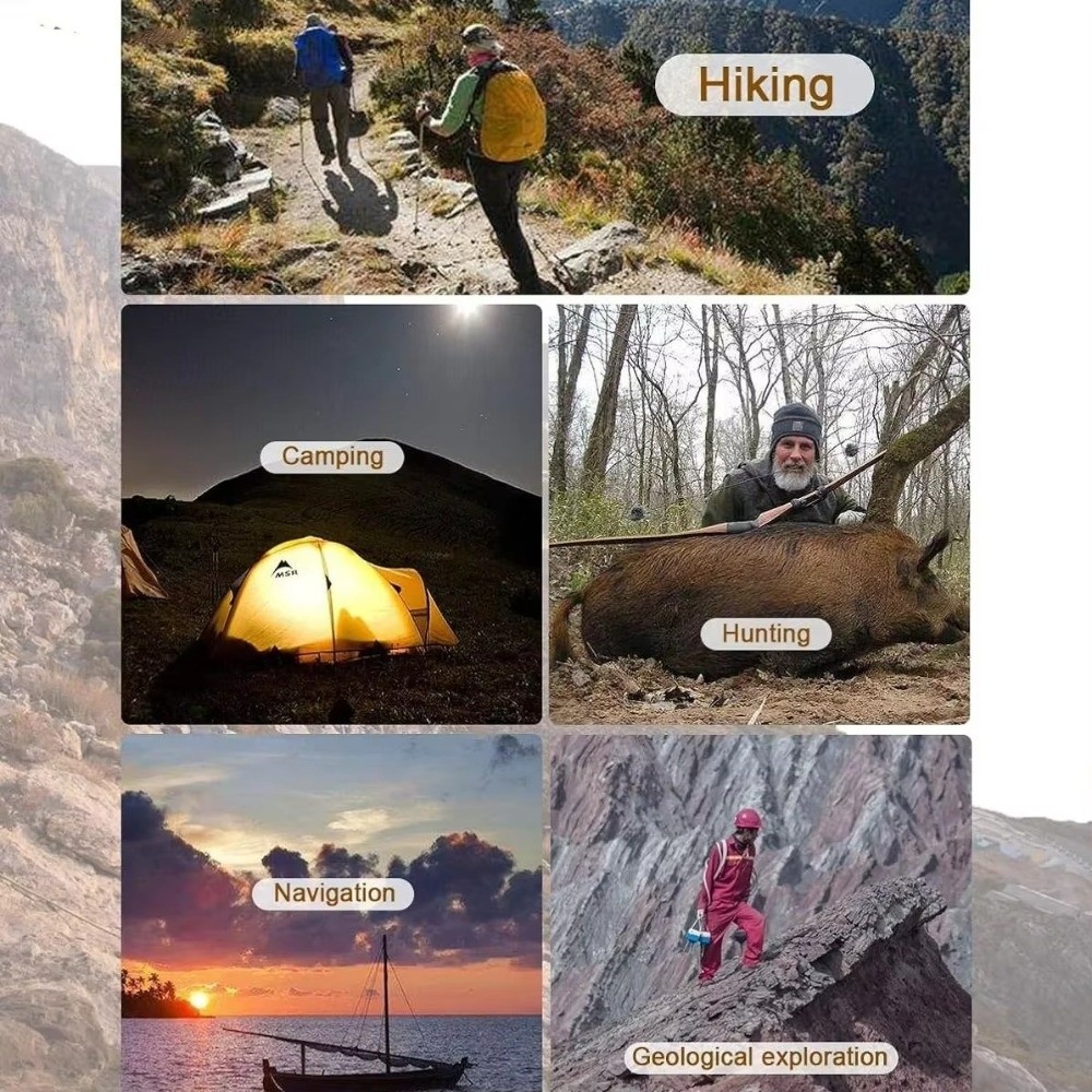 بوصلة خارجية مضيئة جديدة قابلة - مراجعة Map Compass Orienteering وسعره