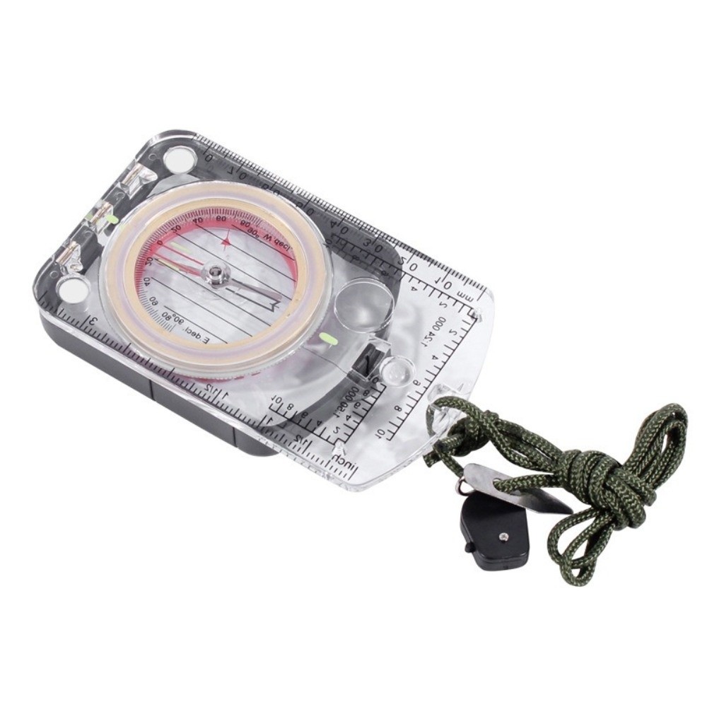 بوصلة خارجية مضيئة جديدة قابلة - مراجعة Map Compass Orienteering وسعره