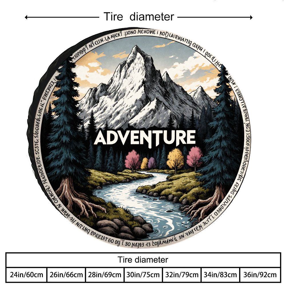 غطاء إطار السيارة بطباعة مناظر - مراجعة Outdoor Adventure Vehicles وسعره
