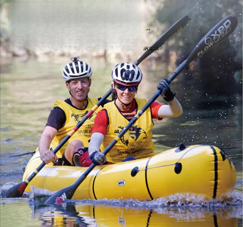 قارب كاياك مزدوج خفيف الوزن لل - مراجعة Outdoor Adventure Rafting وسعره