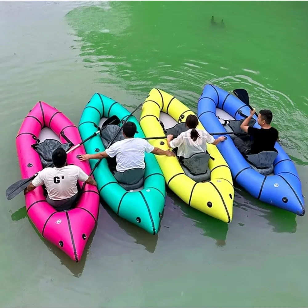 قارب كاياك مزدوج خفيف الوزن لل - مراجعة Outdoor Adventure Rafting وسعره