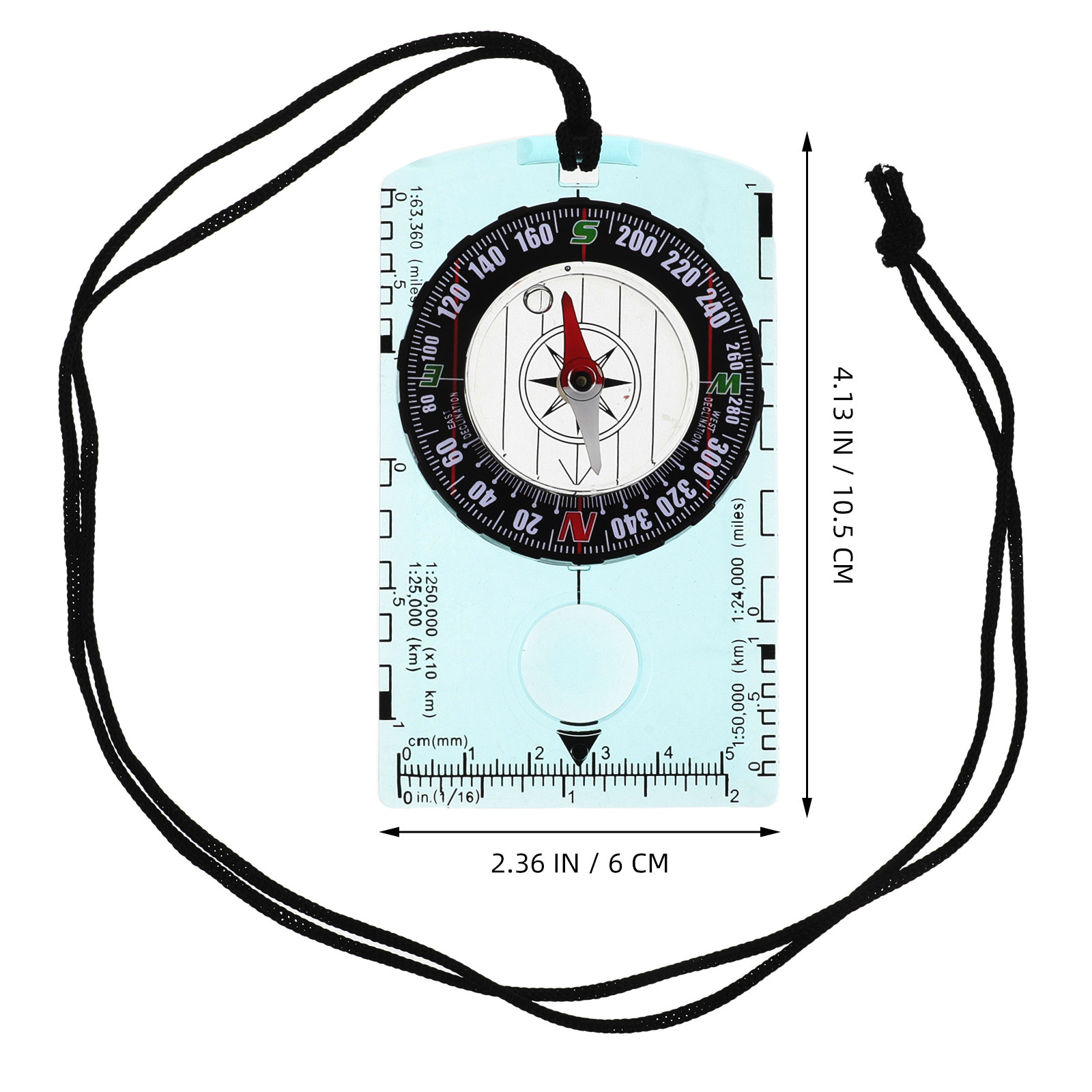 بوصلة للتنزه والتخييم، أداة اس - مراجعة Map Compass Orienteering وسعره