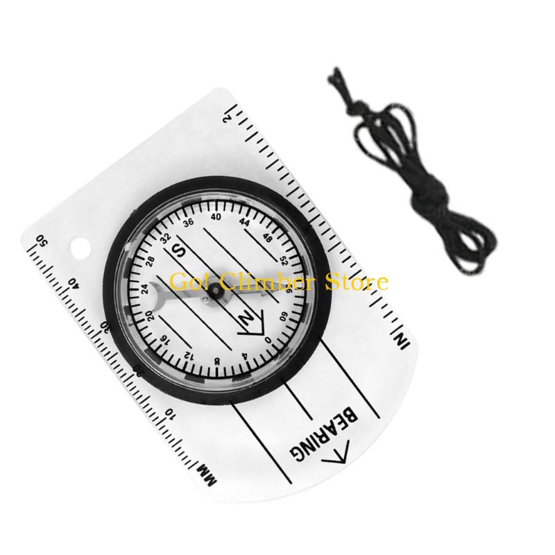 بوصلات توجيه Q84C مع مسطرة ومك - مراجعة Map Compass Orienteering وسعره
