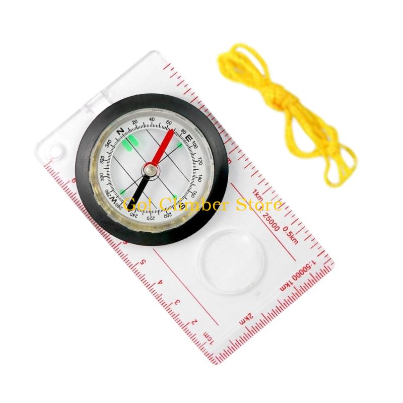 بوصلات توجيه Q84C مع مسطرة ومك - مراجعة Map Compass Orienteering وسعره