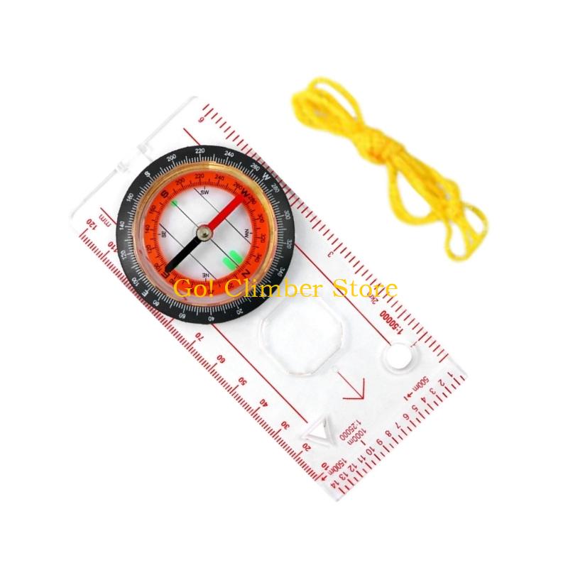 بوصلات توجيه Q84C مع مسطرة ومك - مراجعة Map Compass Orienteering وسعره