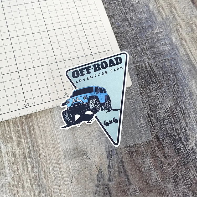 ملصق دراجة نارية للخارجية 4WD  - مراجعة Outdoor Adventure Words وسعره