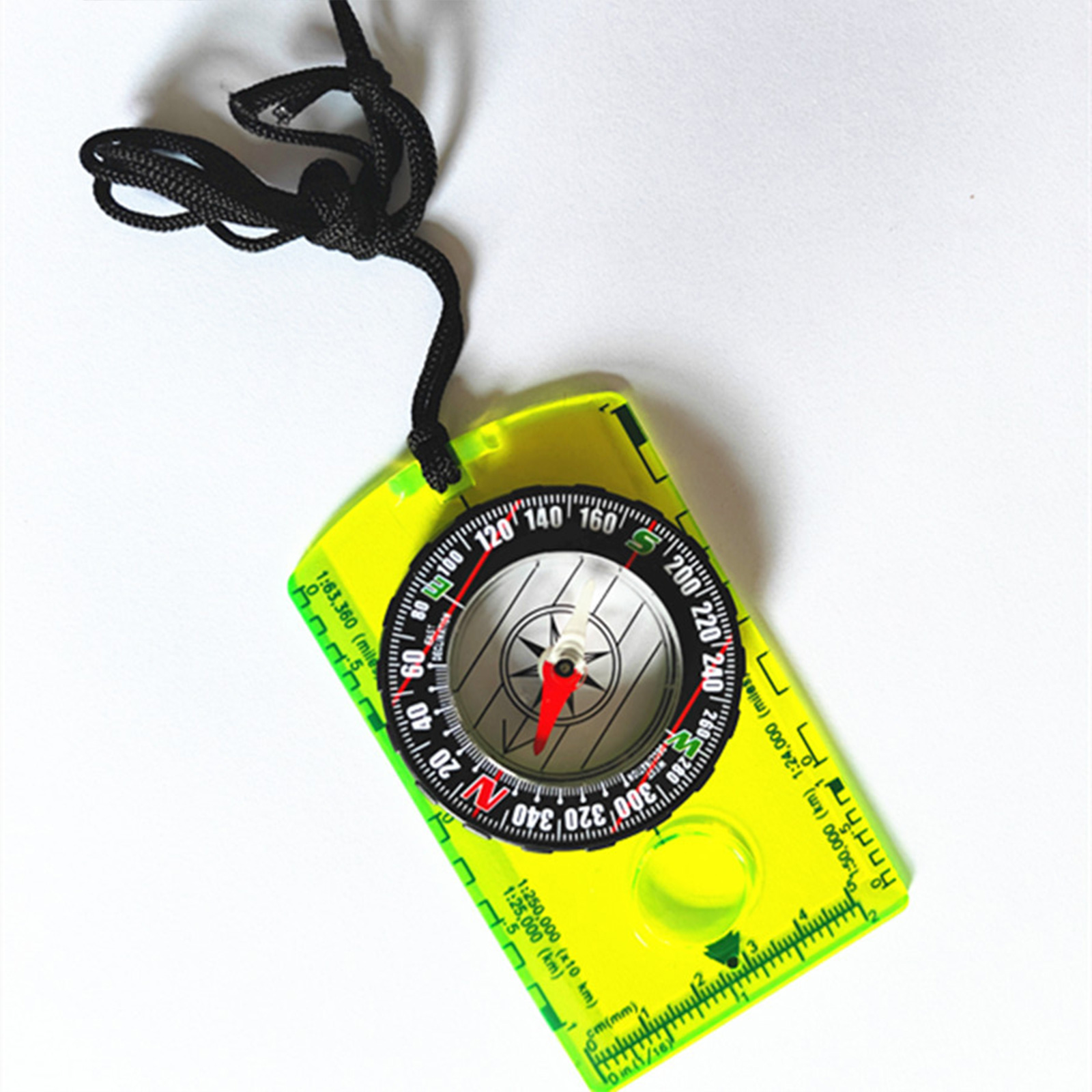 بوصلة مقاومة للماء للتنقل في ا - مراجعة Map Compass Orienteering وسعره