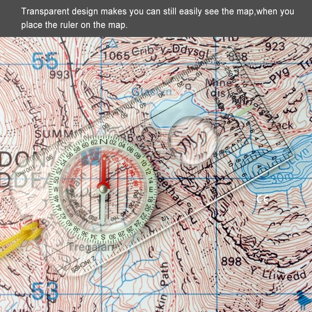 بوصلة ومقياس قراءة الخرائط للم - مراجعة Map Compass Orienteering وسعره