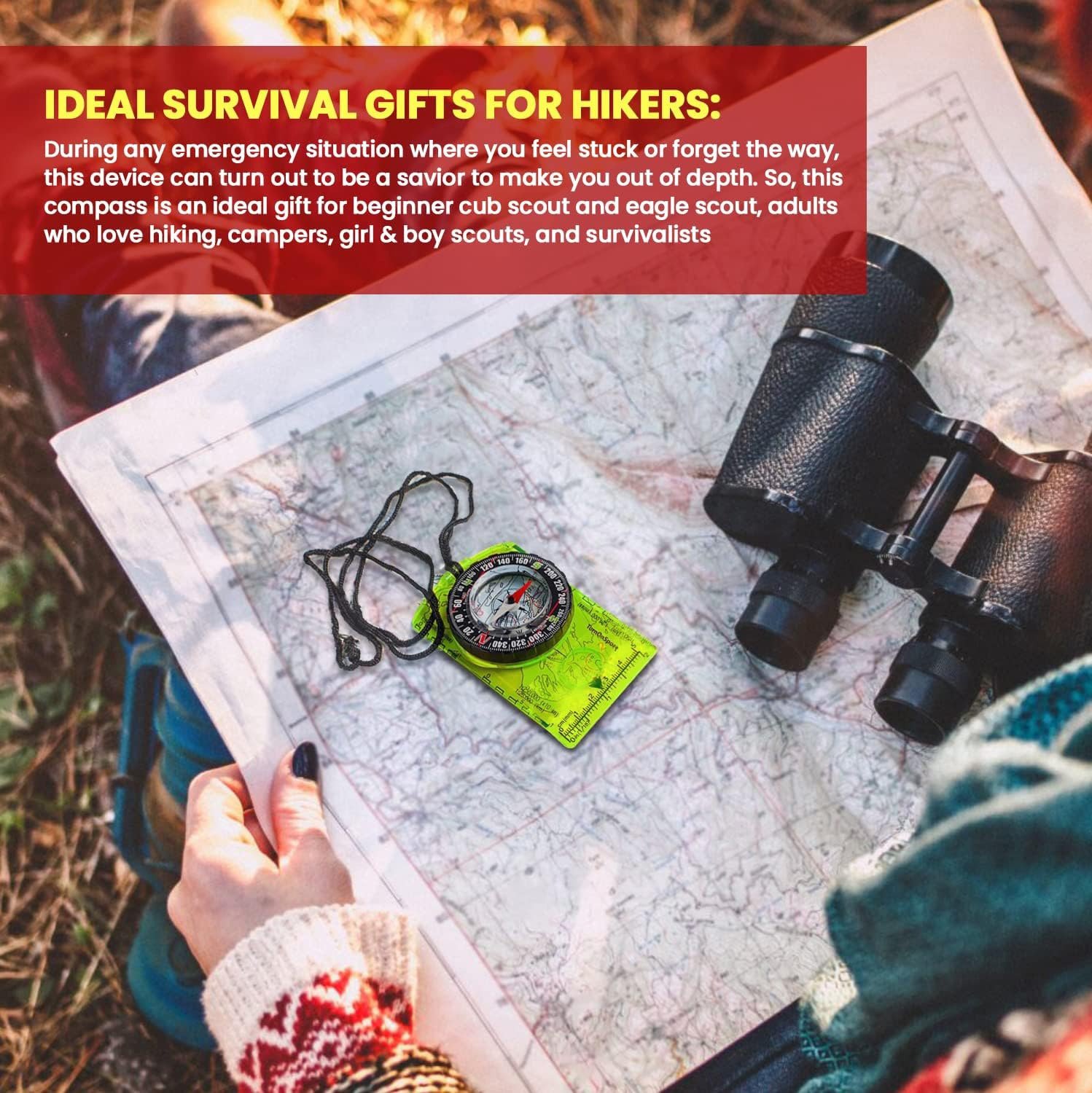 بوصلة يانبيغو للتوجيه في الغاب - مراجعة Map Compass Orienteering وسعره
