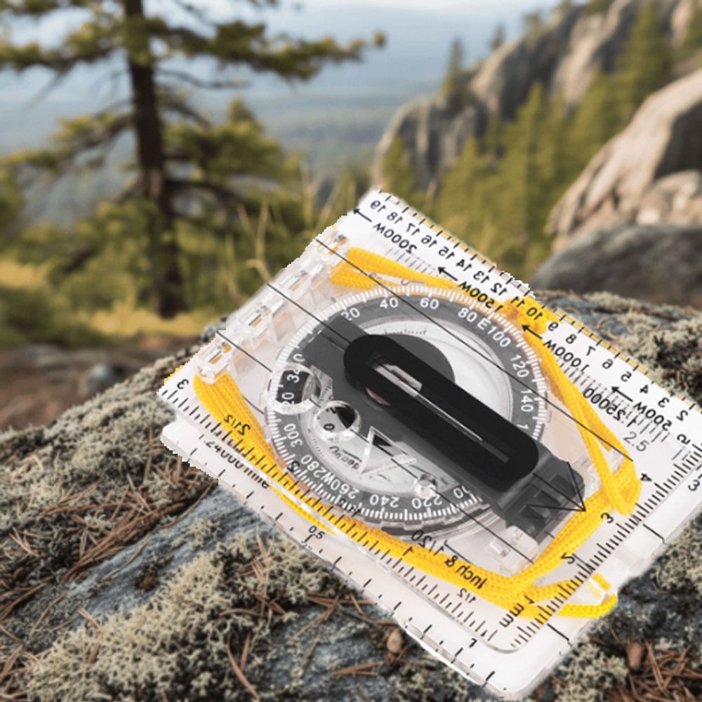بوصلة توجيه متينة وخفيفة الوزن - مراجعة Map Compass Orienteering وسعره