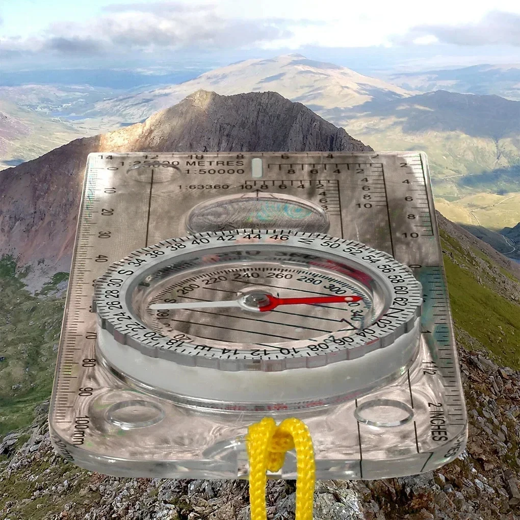 بوصلة توجيه أكريليك محمولة مع  - مراجعة Map Compass Orienteering وسعره